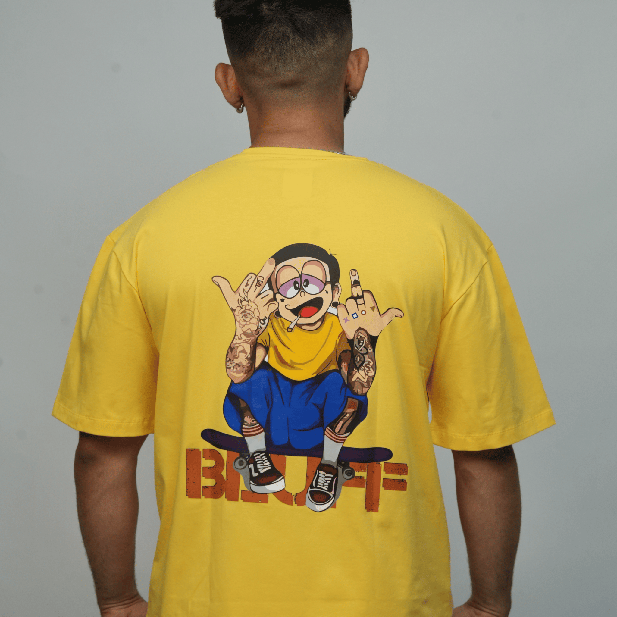 Skate Beast: Sunny Yellow Graphic Tee