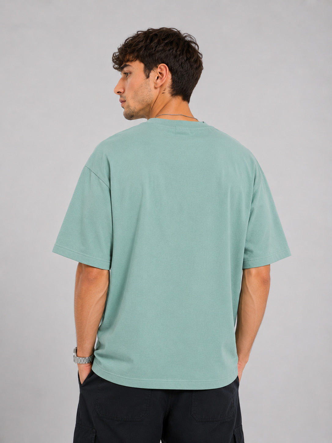 SMOKHEAD No Signal Oversized Graphic T-Shirt – Mint Green